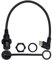 Duttek 90 Degree USB C Panel Mount Cable, Left &Right USB C Male to Female Mount Extension Cable for Car, Boat, Motorcycle, Truck Dashboard 30cm/12 Inch