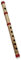 Flûte Bansuri en bambou pour débutants - Clé B - 7 trous - Clarinette à vent en bois - Instrument de musique indien Krishna - Cadeau d'anniversaire pour homme et femme - 35,6 cm