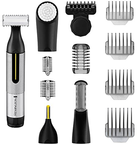 Remington Rasoio elettrico multifunzione una lama - viso e corpo durata lama 5 anni senza sostituzioni, accessori inclusi : pettini e rifinitore, Omniblade Multi Pro Hybrid Groomer HG5000
