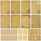 Anruyi 120 PCS Kraft Vintage Stationery Set, Brown A5 Envelopes and Paper for Writing and Printing