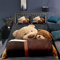 RFFLUX 3D Bär süß Tier Bettwäsche Set 135x200 cm 2teilig mit Reißverschluss Weiche und Angenehme Schlafkomfort Microfaser Bettbezug Kinderbettwäsche mit Kissenbezug 80x80 cm
