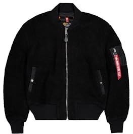 ALPHA INDUSTRIES Herren Alpha Industries Ma-1 Teddy Bomberjacke für Herren Bomberjacke (1er Pack)