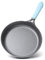 AKIS hochwertig Bratpfanne aus Aluminiumguss 28cm Blau Pan Induktion