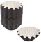 DBOO Wax Melt Warmer Liners Reusable Cupcake Liners Wax Reusable Wax Liner Candle Popper Liner Leakproof Wax Tray for Scented Wax Electric Wax Warmers, Plug in Warmers, Candle Warmer (Black, 25)