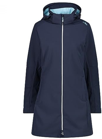 CMP - Damenparka mit Kapuze und Reißverschluss, B. Blauer Anis, XXS