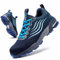 Scarpe Antinfortunistiche Uomo Scarpe da Lavoro Donna Leggere con Punta in Acciaio Traspiranti Scarpe Sicurezza Comode Antiscivolo Sneaker Industriali Blu 40