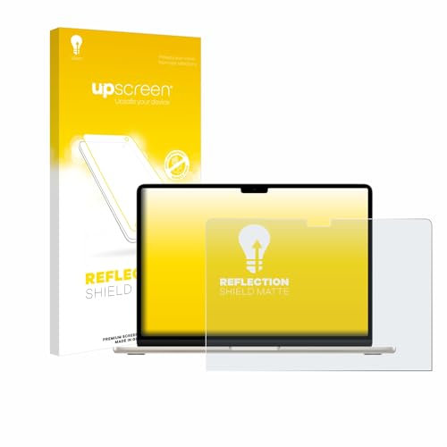 upscreen Entspiegelungs-Schutzfolie für Apple MacBook Air 15 M2 2022 Displayschutz-Folie Matt [Anti-Reflex, Anti-Fingerprint]