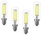 Y.W.Licht LED Glühbirne E14 Dimmbar Kaltweiß 6000K Dunstabzugshaube Lampe T25 4W AC 220V Glühlampe Abzugshaube 40W Ersatz Retro Filament Klar für Kronleuchter (4 Stück)