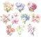 Ideen mit Herz 3-D Motive, ausgestanzt, ca. 7-10 cm, 10 Stück im Beutel | Bilder zum Basteln & Dekorieren | Grußkarten selber machen | Bildmotive für Scrapbooking & DIY-Deko (Frühlingsblumen 2)
