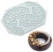 Zfseyuh 1 Piezas Alfombrilla Encaje Fondant Molde,Tapete de Impresión de Fondant,Estera de Encaje de Silicona para Decoración de Platos, Fondant, Resina, Almíbar, Decoración de Pasteles