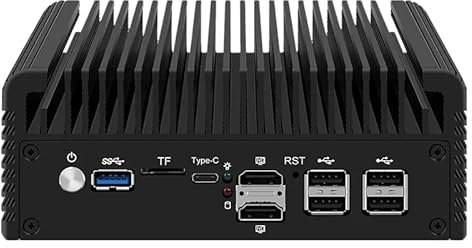 Tuofudun 6 LAN 2.5G,Firewall Router, 12th Gen i3-N305,2xHDMI2,6x i226-V, 16GB DDR5 256GB NVMe,Fanless Mini PC