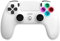 Freaks and Geeks Manette Sans Fil Blanche pour PS4 Avec Prise Jack pour casque Blanc