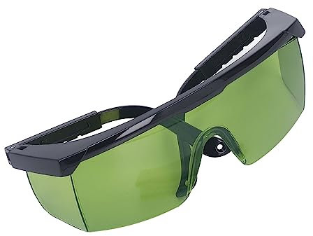 Yomiyuyr Schutzbrille, Schutzbrille für Wellenlängen von 740–1100 nm, gehärtete PC-Sicherheitsbrille mit Aufbewahrungsbox und Waschtuch