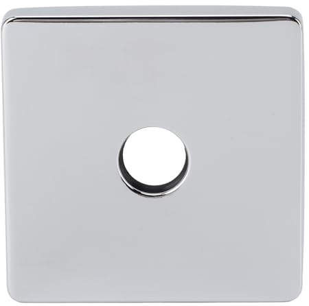 NSXAYIWE Flangia Quadrata per Braccio Doccia da 3,5 Pollici, Piastre di Copertura Idraulica in Acciaio Inossidabile, Piastra di Copertura per Bocchetta di Ricambio Universale di (Electroplated)