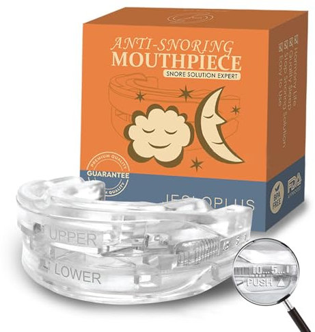 Dispositivo Anti Russamento, Stecche da Morso Regolabili per Smettere di Russare – Soluzione Efficace per un Sonno Tranquillo