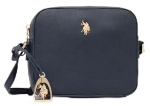 U.S.POLO ASSN. - Umhängetasche aus polyurethan, navy blau (6 X 16 cm)