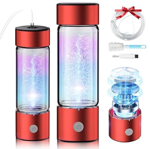 LOZLTX Upgrade Hydrogen Water Bottle UK【Double Hydrogen Content】【5000PPB】Hydrogen water Machine with TOP SPE PEM Technique, Improve Water in 3 Min