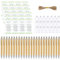 Pmueuff Kugelschreiber, 24 Sets Glücksstift Holz Kugelschreiber Geschenke für Kollegen Dankeschön Geschenke Abschiedsgeschenk Kollegen Kleine Geschenke für Kollegen, Arbeitskollegin, Danke Erzieherin