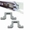 Sintrix Fab 2 x fermate per la guida del cestino/arresto di fine binario posteriore compatibile con lavastoviglie Miele 2154400. Fermaporta clip per cassetto portaposate adatto per Imperial, Privileg