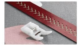 Brother Anti-Haft-Fuß - Horizontal-Greifer 5 mm (F008N) für Nähmaschinen - Teflon (PTFE) 5 mm für Leder, Vinyl u. a. moderne Materialien