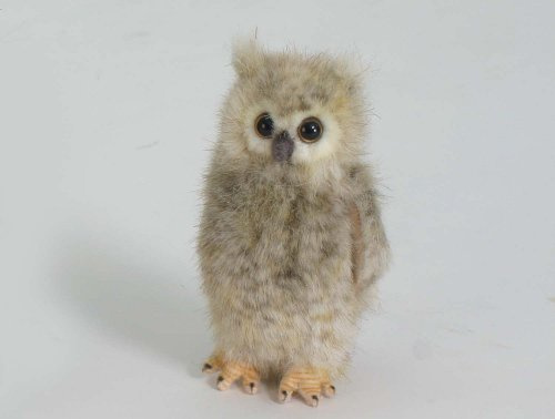Baby Screech Owl Plush Soft Toy by Hansa .5806. 12cm