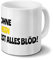 digital print Tasse mit Namen Hein - Motiv Ohne Hein ist Alles Blöd! - Namenstasse, Kaffeebecher, Mug, Becher, Kaffeetasse - Farbe Weiß