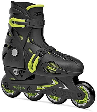 Roces Kinder Inline-skates Orlando 3, black-lime, 25-29, 400687