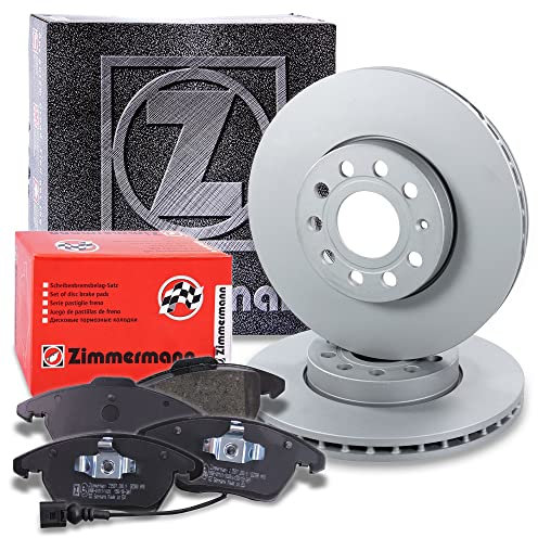 ZIMMERMANN Bremsenset Vorderachse inkl. Bremsscheiben Belüftet Ø 288 mm + Bremsbeläge vorne