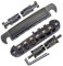 ABR-1 Tune-o-matic Chevalet d'arrêt pour guitare Les Paul Noir
