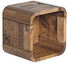 Woodkings® Badregal Dingle 30x30 Holz Pinie Natur rustikal Wandregal Regal Würfel Badmöbel Badezimmermöbel