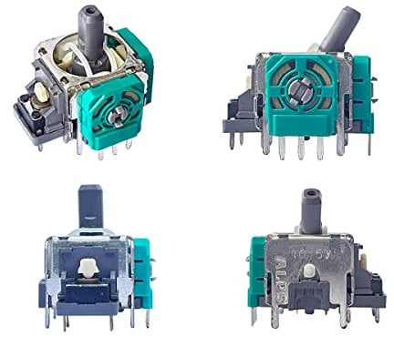 ElecGear 4X Joystick Analógico de Repuesto (EL3 ALPS) Compatible con Nintendo Switch Pro y PS3 Mando Inalámbrico, Módulo Reemplazo de Sensor de Controlador de Palanca Analógica