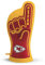 YouTheFan NFL Kansas City Chiefs NFL Kansas City ChiefsNFL #1 Ofenhandschuh, Rot, Maße: 33,7 x 16,5 cm