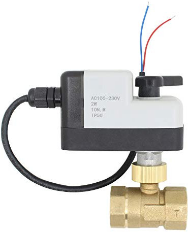 100~230V 2 Drähte - 2 wege motorkugelhahn nc stromlos geschlossen - zwei wege motorventil 1/2 3/4 1 1-1/4 1-1/2 2 zoll (DN20-3/4 zoll)