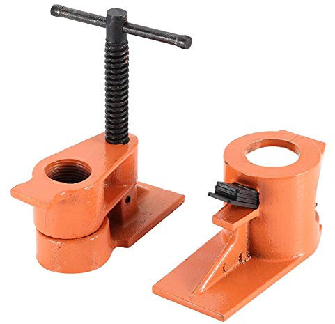 Morsetto per tubo 1 pollice resistente Morsetto regolabile con morsa per kit di apparecchi per tubi neri Kit di utensili per la lavorazione del legno per morsetto in legno, Morsetto per tubo dell'a