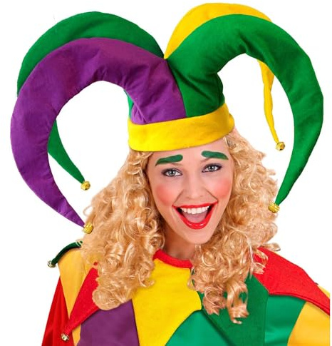WIDMANN - Musketierhut mit Feder, für Kinder, Filz, Karneval, Mottoparty