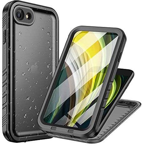 Cozycase for iPhone SE 2022/2020 SE3 SE2 iPhone 8/7 Case Waterproof Shockproof - Military Protective/Heavy Duty 【 360 Full Body 】 Underwater Dustproof Front and Back Cover with Screen/Camera Protector