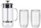 ZWILLING Sorrento Double Wall French Press and Latte Glass