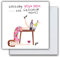 Emotional Rescue Geburtstagskarte für sie, lustige Geburtstagskarte, Yoga-Geburtstagskarte, weibliche Geburtstagskarte, 163 mm x 163 mm