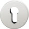 FSB 0 17 1735 01510 0105 Silber AGL Profilzylinder Rosette PZ rund, Zylinderrosette 55x7mm nach ÖNORM Aluminium eloxiert