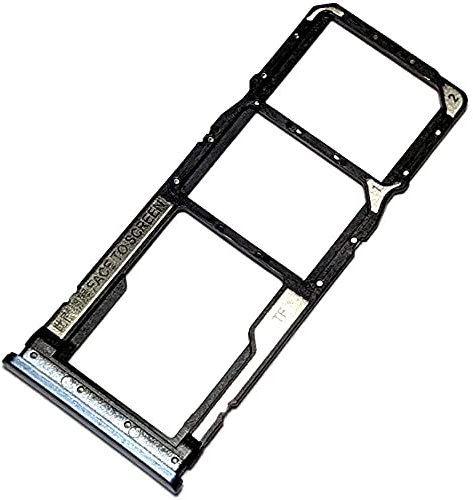 Porta Scheda Dual SIM e Carrello SD per Xiaomi Redmi Note 9S, Note 9 Pro, Parte di Ricambio Originale, Grigio