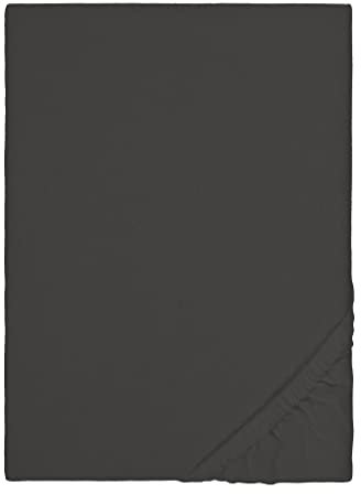 biberna Feinbiber-Spannbetttuch 0002744 Titanium 1x 140x200 cm - 160x200 cm
