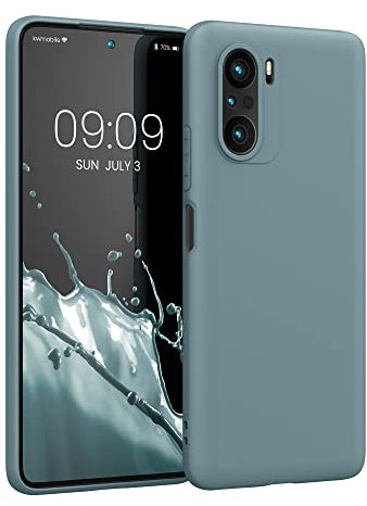 kwmobile Custodia Compatibile con Xiaomi Mi 11i / Poco F3 Cover - Back Case per Smartphone in Silicone TPU - Protezione Gommata - artic night