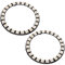 Sparkleiot WS2812B LED Ring 24 Bits Programmierbar RGB 5050 mit integriertem Treiber für Arduino Raspberry Pi ESP32 (2 Stück)