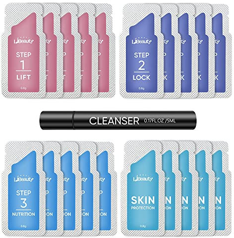 Libeauty Wimpernlifting Set, Lash Lifting Set, Augenbrauen Lifting, Einfach Zu Verwenden Heben Und Locken für Wimpern, Geeignet für Den Salon- und Heimgebrauch（nur Lotion）