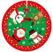 90CM Weihnachtsbaum Rock,Weihnachtsbaum Decke Rot Rund Tannenbaumdecke Christbaumdecke Teppich Baumdecke Christbaumständer Weihnachtsbaum Deko für Weihnachten,Party,Heimdekorationen,Weihnachtsmann