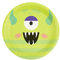 Smiffys 39722 Green Monster Vaisselle Assiettes de fête X8 Unisexe Adulte Taille unique