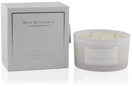 Max Benjamin 3-Docht-Duftkerze White Pomegranate 426g