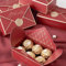 Konfetti Geschenkbox, 25 PCs Geschenkbox mit Deckel, Überraschungs Box Geschenkverpackung für Geburtstag, Valentinstag, Hochzeiten, Weihnachten (Rot)