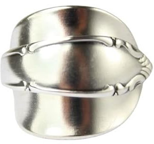 Besteck Schmuck Ring, ca. 62 (19,8) Ring aus Besteck