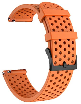 DAVNO 20mm Orologio Silicone Cinturino Per SUunto 3 Fitness Cinturino Per Polar Ignite/2/Unite Smartwatch Cintura Writband, For Polar Unite, agata